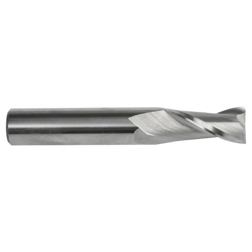 Dormer 7648585 | 12.70mm Diameter x 12.70mm Shank x 3" Maximum Depth of Cut x 152.40mm OAL x 30 Degree Helix Angle 2 Flute Bright Coated HM S111 Square End Mill