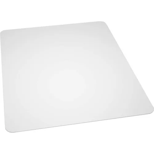ES Robbins® Chair Mat for Hard Floors - Heavy Use - 60" x 60" Square - Clear - Straight Edge
