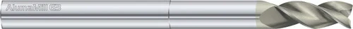 Fullerton Tool 27709 | 3/4" Diameter x 3/4" Shank x 1" LOC x 6" OAL 3 Flute FC5 Solid Carbide Square End Mill