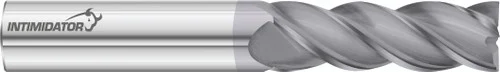Fullerton Tool 34517 | 3/4" Diameter x 3/4" Shank x 2-1/4" LOC x 5" OAL 4 Flute FC18 Solid Carbide Square End Mill