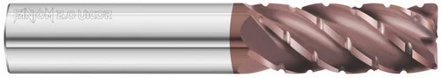 Fullerton Tool 34878 | 12.00mm Diameter x 12.00mm Shank x 25.00mm LOC x 100.00mm OAL 5 Flute FC20 Solid Carbide Corner Radius End Mill