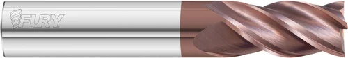 Fullerton Tool 35039 | 4.00mm Diameter x 4.00mm Shank x 12.00mm LOC x 50.00mm OAL 4 Flute FC20 Solid Carbide Square End Mill