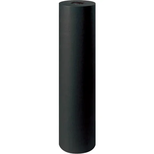 Global Industrial™ Colored Kraft Paper, 50 lbs., 24"W x 720'L, Black, 1 Roll