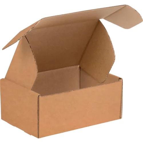 Global Industrial™ Corrugated Tab Lock Literature Mailers, 9"L x 6-1/4"W x 2"H, Kraft - Pkg Qty 50