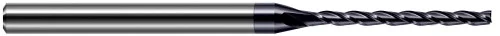 Harvey Tool 12562-C3 | 0.0620" (1/16) Cutter DIA x 0.3750" (3/8) Length of Cut Carbide Square End Mill, 4 Flutes, AlTiN Coated