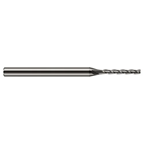 Harvey Tool 12759 | 0.0590" Diameter x 1/8" Shank x 0.4720" LOC x 2-1/2" OAL 3 Flute Uncoated Coated Square End Mill