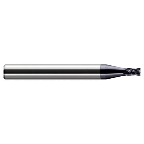 Harvey Tool 13959-C3 | 0.0590" Diameter x 1/8" Shank x 0.0890" LOC x 1-1/2" OAL 2 Flute AlTiN Coated Square End Mill
