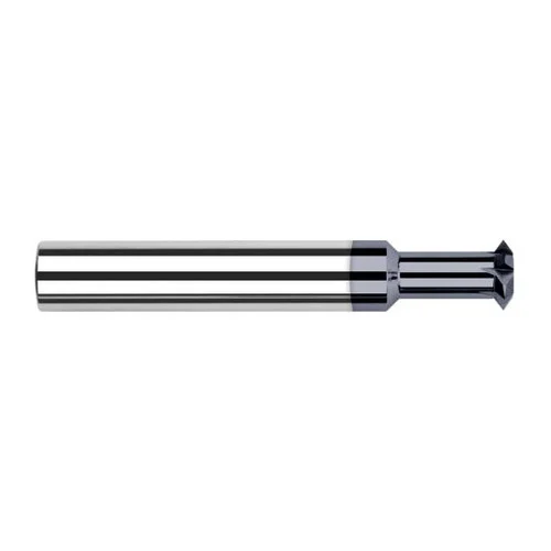 Harvey Tool 4513M-C3 |Diameter x 0.0590" Width x 1/8" Shank 90 Degree Included Angle AlTiN Coated Solid Carbide Pointed Double Angle Shank Cutter