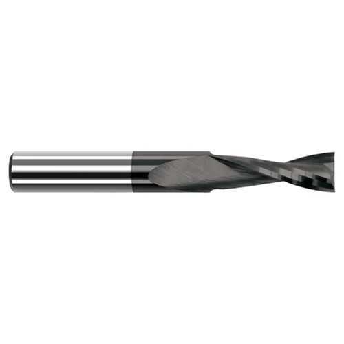 Harvey Tool 49825-C4 | 0.0250" Diameter x 1/8" Shank x 1/8" LOC x 1-1/2" OAL 2 Flute Amorphous Diamond Coated Square End Mill For Plastics