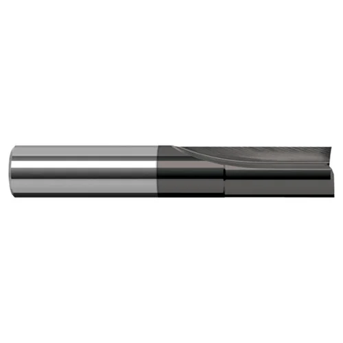 Harvey Tool 69610-C4 | 5/32" Diameter x 3/16" Shank x 1/2" LOC x 2" OAL 2 Flute Amorphous Diamond Coated Carbide Straight Flute End Mill