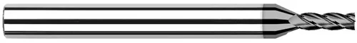 Harvey Tool 799731 | 0.0310" (1/32) Cutter DIA x 0.0930" (3/32) Length of Cut Carbide Square End Mill, 4 Flutes, CVD Diamond 4Âµm