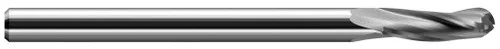 Harvey Tool 808832 | 0.5000" (1/2) Cutter DIA x 1.5000" (1-1/2) Length of Cut Carbide Ball Upcut End Mill High Finisher for Plastic, 3 Flutes