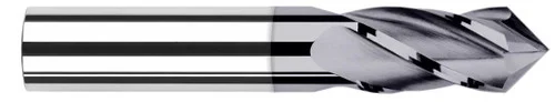 Harvey Tool 817216 | 0.2500" (1/4) Cutter DIA x 0.7500" (3/4) Length of Cut x 140 Degree included Carbide Drill/End Mill, 4 Flutes