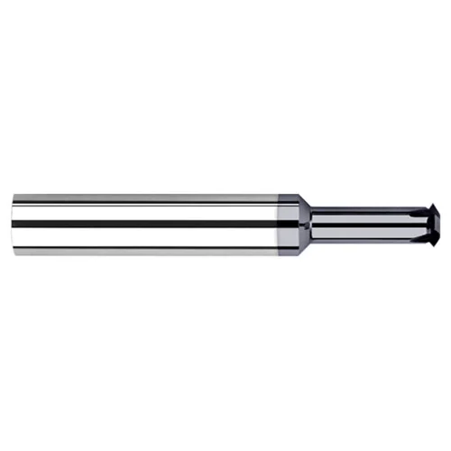 Harvey Tool 826519-C3 | 60 Degree Included Angle x 1.500mm Diameter x 3.000mm Shank x 7.000mm OAL 2 Flute AlTiN Coated Carbide Single Profile Thread Mill