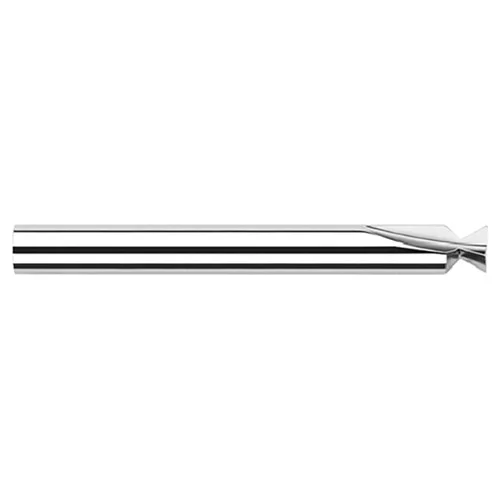 Harvey Tool 832332 | 1/2" Diameter x 1/2" Shank x 1/2" Width x 70 Degree Included Angle Uncoated Carbide Dovetail Cutter