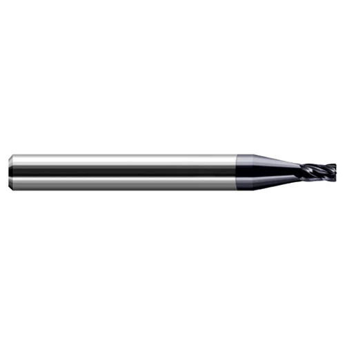 Harvey Tool 833040-C3 | 1/4" Diameter x 1/4" Shank x 3/8" LOC x 2-1/2" OAL x 0.0400" Corner Radius 3 Flute AlTiN Coated Carbide Corner Radius End Mill