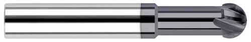 Harvey Tool 833808 | 0.1250" (1/8) Cutter DIA x 0.7500" (3/4) Neck Length x 220 Degree Carbide Undercutting End Mill, 4 Flutes