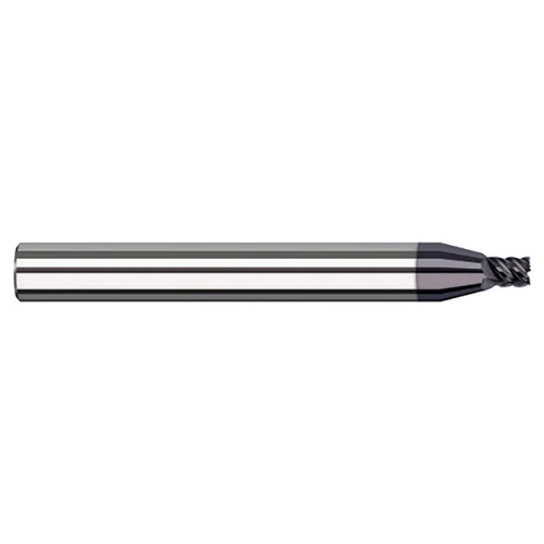 Harvey Tool 836608-C6 | 1/8" Diameter x 1/8" Shank x 0.1000" LOC x 1-1/2" OAL 7 Flute AlTiN Nano Coated Square End Mill For Exotic Alloys