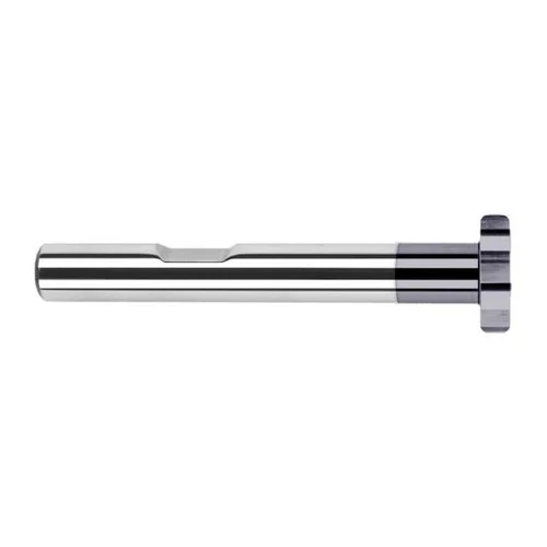 Harvey Tool 838570-C3 | 1-1/2" Diameter x 1/4" Width x 3/4" Shank 0.0300" Corner Radus AlTiN Coated Solid Carbide Straight Tooth Keyseat Cutter