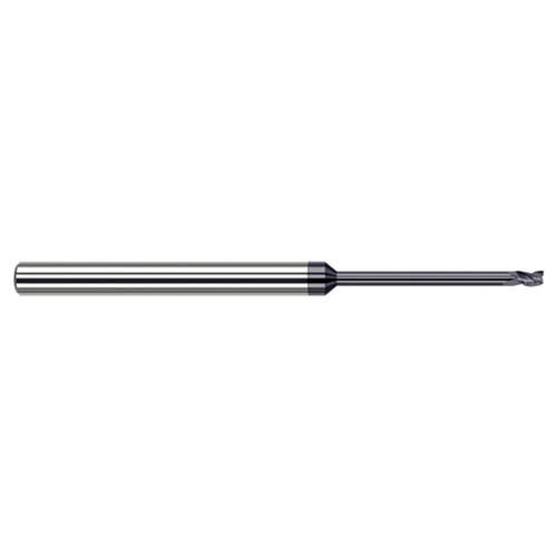 Harvey Tool 839393-C3 | 3/32" Diameter x 1/8" Shank x 0.139" LOC x 2-1/2" OAL x 3 Flute AlTiN Coated Carbide Square End Mill