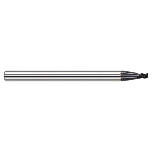 Harvey Tool 841662-C6 | 1/16" Diameter x 1/8" Shank x 3/32" LOC x 1-1/2" OAL 4 Flute AlTiN Nano Coated Square End Mill For Exotic Alloys