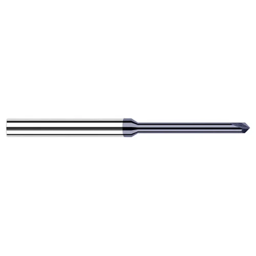 Harvey Tool 844145-C3 | 0.0060" Cutter Head Diameter x 2-1/2" OAL x 90 Degree Included Angle 2 Flute AlTiN Coated Carbide Chamfer Cutter