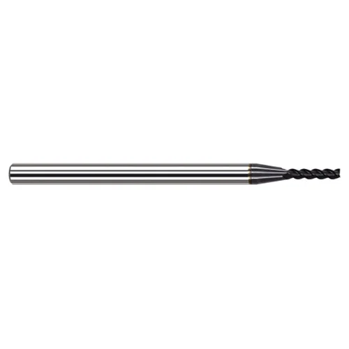 Harvey Tool 852962-C6 | 1/16" Diameter x 1/8" Shank x 5/16" LOC x 2-1/2" OAL 4 Flute AlTiN Nano Coated Square End Mill For Exotic Alloys