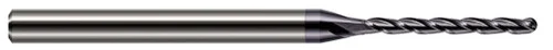 Harvey Tool 856310 | 0.1562" (5/32) Cutter DIA x 1.0930" (1-3/32) Length of Cut Carbide Ball End Mill, 4 Flutes