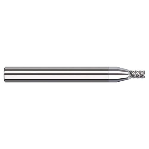 Harvey Tool 856916-C8 | 1/4" Diameter x 1/4" Shank x 3/8" LOC x 2-1/2" OAL 5 Flute TiB2 Coated Square End Mill For Aluminum Alloys