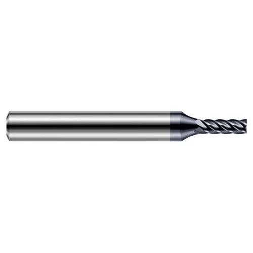 Harvey Tool 859508-C6 | 1/8" Diameter x 1/4" Shank x 0.1000" LOC x 2-1/2" OAL 5 Flute AlTiN Nano Coated Square End Mill For Hardened Steels