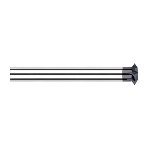 Harvey Tool 866410-C3 | 1/2" Diameter x 0.1440" Width x 1/4" Shank 60 Degree Included Angle AlTiN Coated Solid Carbide Pointed Double Angle Shank Cutter