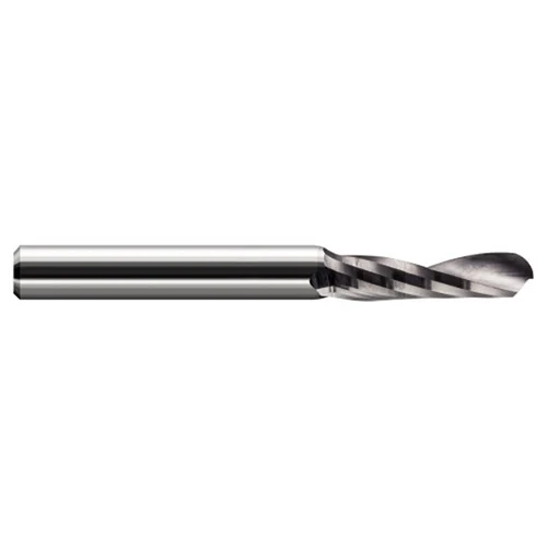 Harvey Tool 869593 | 3/32" Diameter x 1/8" Shank x 0.279" LOC x 1-1/2" OAL x 1 Flute Uncoated Carbide Ball End Mill for Plastic