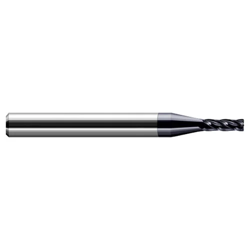 Harvey Tool 870905-C3 | 1/8" Diameter x 1/8" Shank x 1/2" LOC x 1-1/2" OAL x 0.0050" Corner Radius 3 Flute AlTiN Coated Carbide Corner Radius End Mill