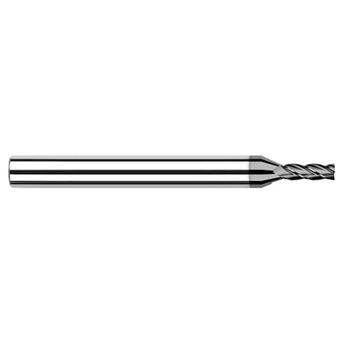 Harvey Tool 871316 | 1/4" Diameter x 1/4" Shank x 1" LOC x 4" OAL 4 Flute CVD Diamond Coated Square End Mill For Non-Ferrous Materials