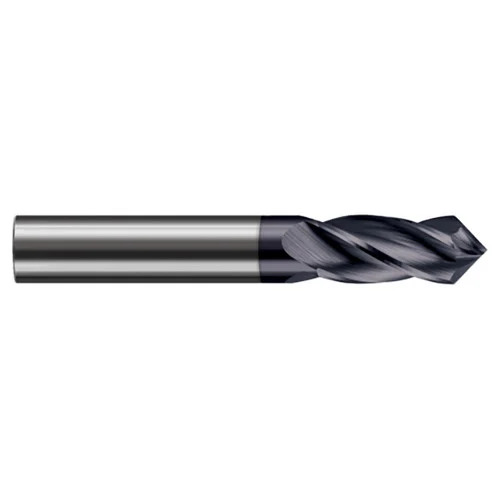 Harvey Tool 881102-C6 | 1/32" Diameter x 1/8" Shank x 3/32" LOC x 1-1/2" OAL 90 Degree Angle 4 Flute AlTiN Nano Coated Carbide Drill Mill