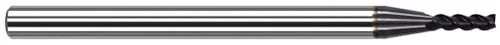 Harvey Tool 888030-C6 | 0.0300" Cutter DIA x 0.0240" Length of Cut Carbide Square End Mill for Exotic Alloys, 3 Flutes, AlTiN Nano Coated