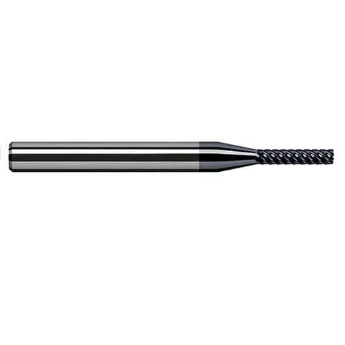 Harvey Tool 890512-C6 | 3/16" Diameter x 3/16" Shank x 0.2850" LOC x 2" OAL 0.0300" Radius AlTiN Nano Coated Carbide Corner Radius & Corner Chamfer End Mil