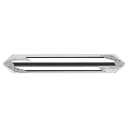 Harvey Tool 897130 | 30 Degree Angle per Side x 3/16" Shank x 0.1280" LOC x 2" OAL Uncoated Carbide Deburring Chamfer Mill