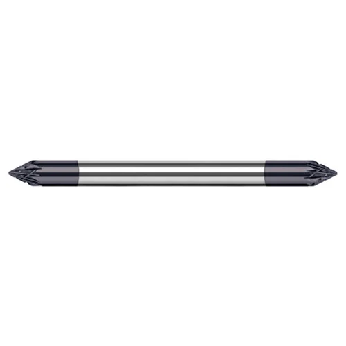 Harvey Tool 898330-C3 | 30 Degree Angle per Side x 1/8" Shank x 0.0990" LOC x 2-1/2" OAL AlTiN Coated Carbide Deburring Chamfer Mill
