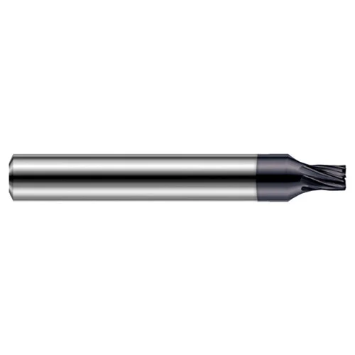 Harvey Tool 910910-C6 | 5/32" Diameter x 1/4" Shank x 15/32" LOC x 2-1/2" OAL x 0.0050" Corner Radius 7 Flute AlTiN Nano Coated Carbide Corner Radius End Mill