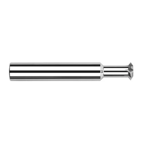Harvey Tool 921716 | 1/4" Diameter xWidth x 1/4" Shank 30 Degree Included Angle Uncoated Solid Carbide Pointed Double Angle Shank Cutter