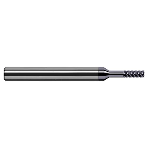 Harvey Tool 940802-C6 | 7/64" Diameter x 1/8" Shank x 0.3270" LOC x 2-1/2" OAL 7 Flute AlTiN Nano Coated Square End Mill For Exotic Alloys