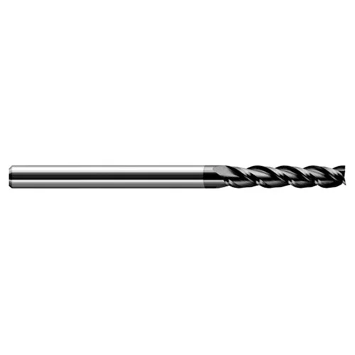 Harvey Tool 941308-C4 | 1/8" Diameter x 1/8" Shank x 5/8" LOC x 2" OAL 3 Flute Amorphous Diamond Coated Square End Mill For Plastics