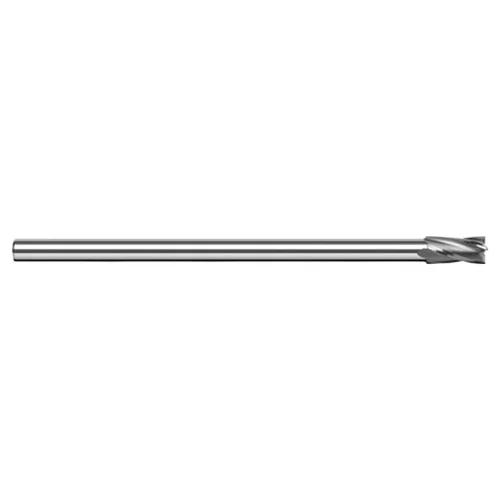 Harvey Tool 943228 | 7/16" Diameter x 3/8" Shank x 21/32" LOC x 6" OAL 4 Flute Uncoated Coated Square End Mill