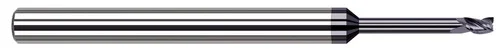Harvey Tool 985424-C6 | 0.3750" (3/8) Cutter DIA x 0.5700" Length of Cut x 2.0000" (2) Reach Carbide Square End Mill for Exotic Alloys, 4 Flutes, AlTiN Nano Coated