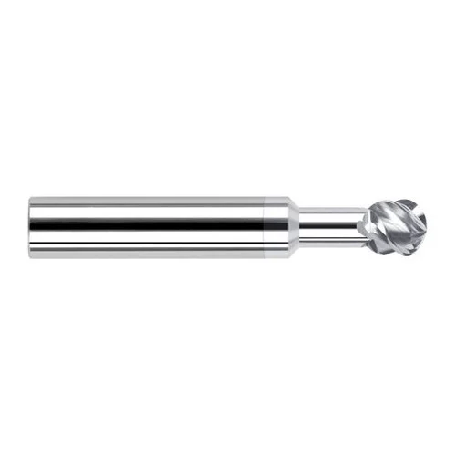 Harvey Tool 994720-C8 | 270 Degree Sperical Ball 5/16" Diameter x 5/16" Shank x 0.2660" LOC x 2-1/2" OAL 4FL TiB2 Coated Carbide Undercutting End Mill
