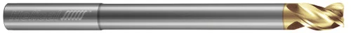 Helical Solutions 82846 | H40ALV-RN-LX-30500-R.125 0.500" (1/2) Diameter x 0.500" (1/2) Shank x 0.125" (1/8) Corner Radius x 6.000" (6) OAL x 0.625" (5/8) LOC 3 Flute ZPLUS Coated Corner Radius End Mill