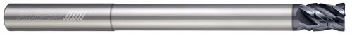 Helical Solutions 82880 | HSVR-C-RN-R-40375-R.020 0.375" (3/8) Diameter x 0.375" (3/8) Shank x 0.020" Corner Radius x 4.000" (4) OAL x 0.500" (1/2) LOC 4 Flute APLUS Coated Corner Radius End Mill