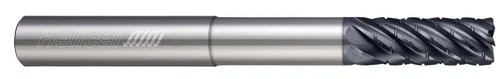 Helical Solutions 82927 | HEV-C-RNR-R-70250-R.020 0.250" (1/4) Diameter x 0.250" (1/4) Shank x 0.020" Corner Radius x 4.000" (4) OAL x 0.750" (3/4) LOC 7 Flute APLUS Coated Corner Radius End Mill