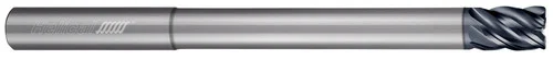 Helical Solutions 83044 | HEV-RNR-M-50750-R.030 0.750" (3/4) Diameter x 0.750" (3/4) Shank x 0.030" Corner Radius x 6.000" (6) OAL x 1.625" (1-5/8) LOC 5 Flute APLUS Coated Corner Radius End Mill